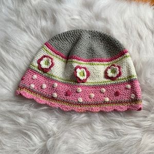 Knit Flower Hat